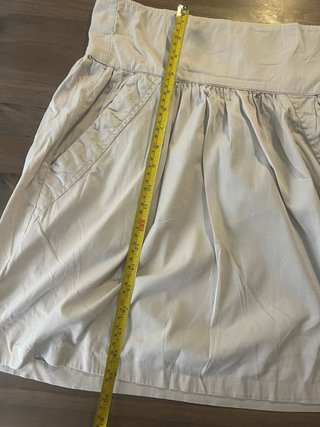 Falda Zara Talla S Beige Elástica