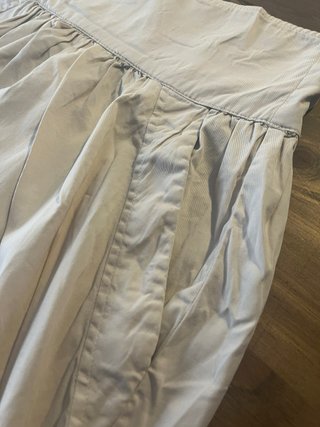 Falda Zara Talla S Beige Elástica