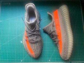 Adidas Yeezy Boost 350 V2 Gris Naranja