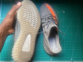 Adidas Yeezy Boost 350 V2 Gris Naranja