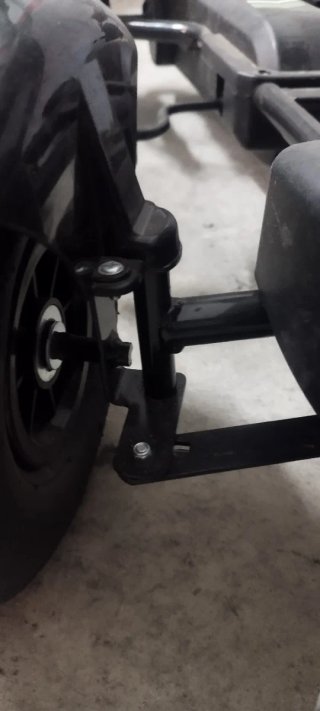 Kart a pedales negro