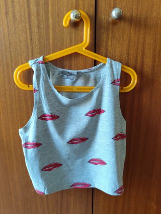 Top tirantes Primark labios XS