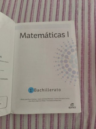 Matemáticas I 1º Bachillerato