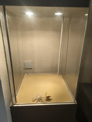 Vitrina expositor cristal con luz