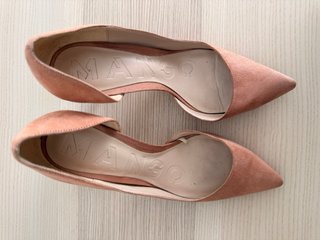 Zapatos Mango Ante Nude T.37
