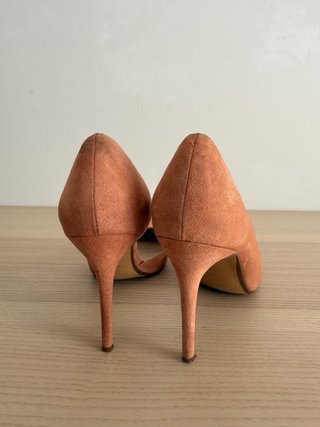 Zapatos Mango Ante Nude T.37