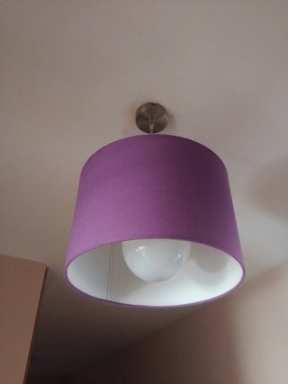 Lámpara morada