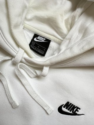 Sudadera Nike Capucha Blanca Talla XL
