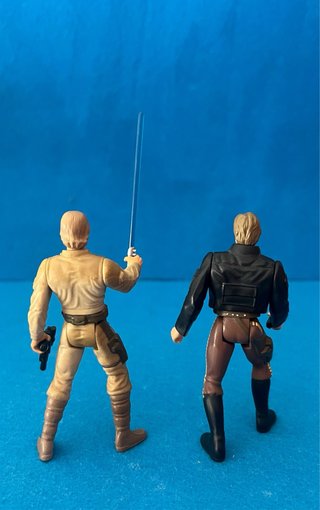 STAR WARS LUKE SKYWALKER HAN SOLO .