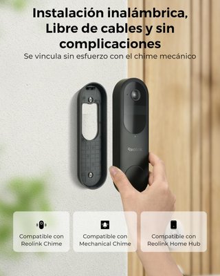 Timbre Inteligente Reolink 2K WiFi Cámara
