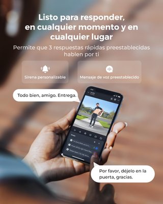 Timbre Inteligente Reolink 2K WiFi Cámara