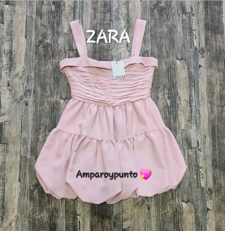 Vestido falda globo