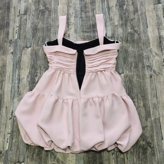 Vestido falda globo