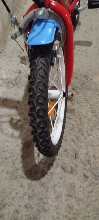 Bicicleta Patrulla Canina Roja