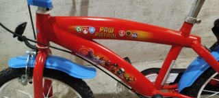 Bicicleta Patrulla Canina Roja
