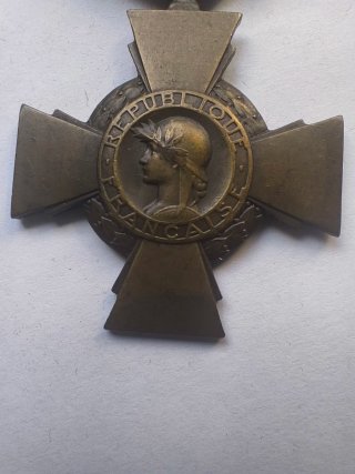 Medalla Croix du Combattant Francesa