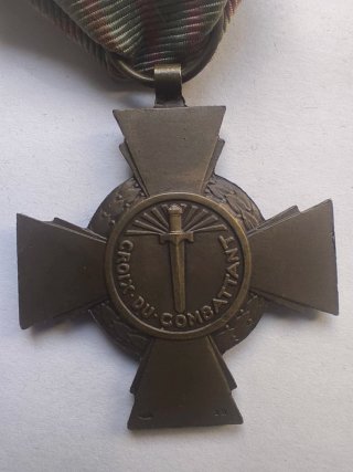 Medalla Croix du Combattant Francesa