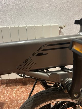 Bicicleta Eléctrica Plegable Gris Flebi Supra 4.0