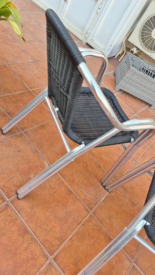 Sillas Estrella Galicia Metal Mimbre