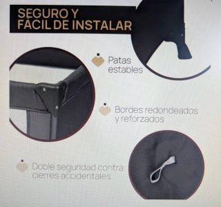 Cuna de viaje Chicco con bordes reforzados