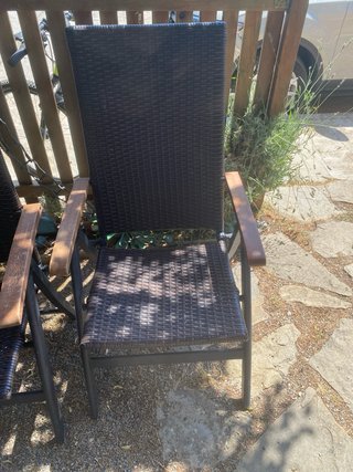 2 Sedie a Dondolo Reclinabili