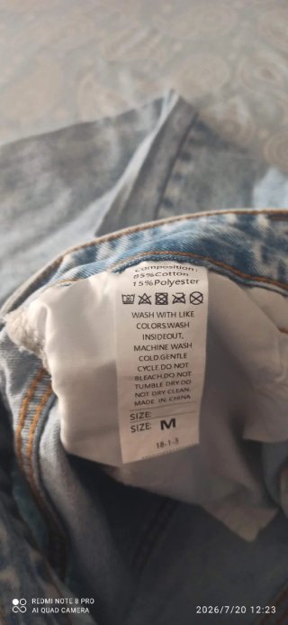 Pantalones vaqueros anchos mujer