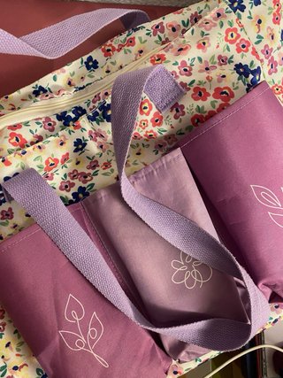 Bolso de playa Ale-Hop estampado flores