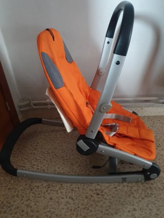 Hamaca para bebé color naranja
