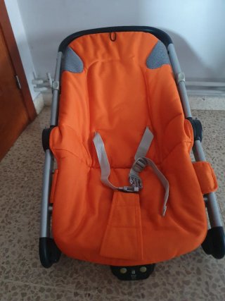 Hamaca para bebé color naranja