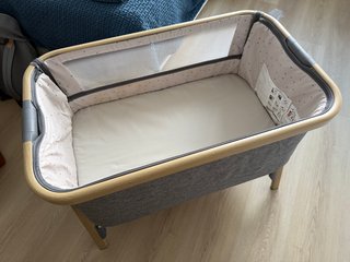 Cuna colecho Tutti Bambini CoZee Gris con colchón