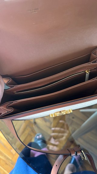 Bolso Celin Beige y Marrón