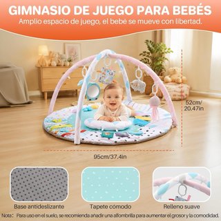 NUEVO! Gimnasio Bebé 0-18 Meses con Alfombra