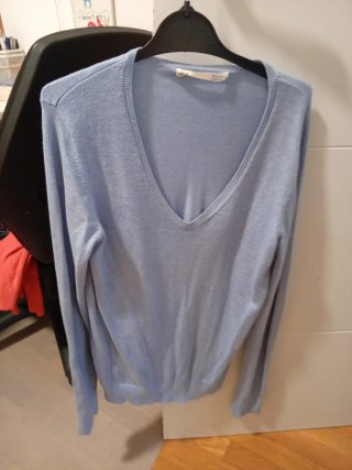 Camisa elegante azul