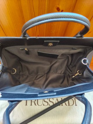 Borsa Trussardi Lily Tote Lg Nera con Tracolla