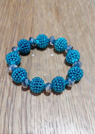 Lote 7 pulseras abalorios