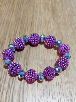 Lote 7 pulseras abalorios