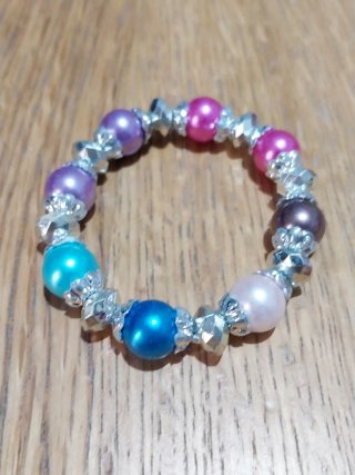 Lote 7 pulseras abalorios