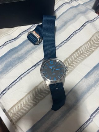 Reloj Superdry Azul y Plateado