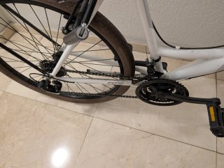 Bicicleta Urbana Town 7.0 Blanca