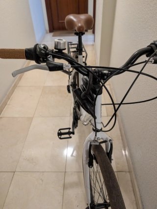 Bicicleta Urbana Town 7.0 Blanca