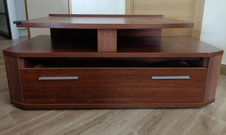 Vitrina de madera y cristal Mueble TV