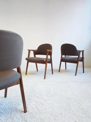 Set 4 sillas COMPAS de Guilleumas | Vintage 70s