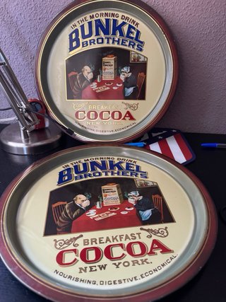 2 Bandejas metálicas Bunkel Brothers -  Café