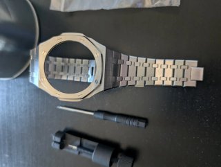 Correa Metálica Casio G-Shock GA2100