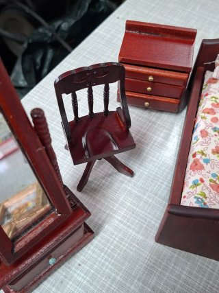 Set 13Pezzi Casa Bambole Arredamento in legno