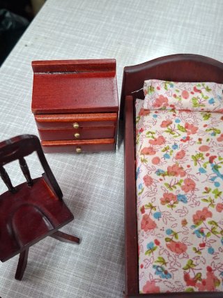 Set 13Pezzi Casa Bambole Arredamento in legno