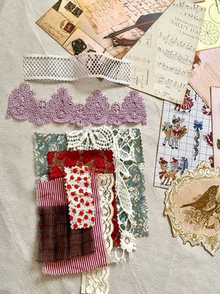 Kit Papeles y Ephemera Journal Lote 175