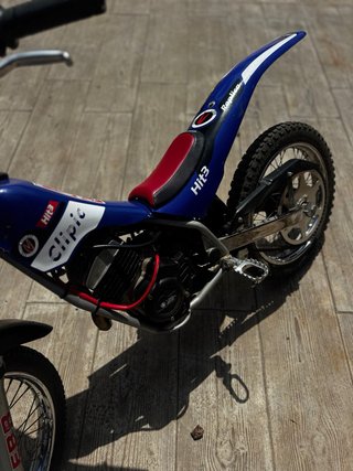 Clipic 50cc Infantil Trial Azul/Rojo