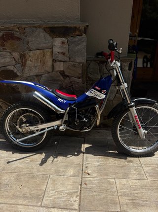 Clipic 50cc Infantil Trial Azul/Rojo