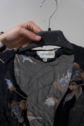 Blusa floral vintage verano